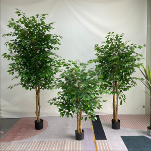 Bán Buôn Nhân Tạo Lớn Cây Dương Xỉ Chậu Trang Trí Ngoài Trời Trung Quốc Cây Đa Ficus - Product Image 2