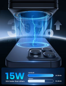 Support de <span class=keywords><strong>chargeur</strong></span> sans fil magnétique Lamicall T10 3 en 1 Station de charge rapide pour téléphone portable Montre intelligente Support pour écouteurs T7 - Product Image 3