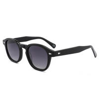 Lunettes de soleil polarisées ovales vintage, montures en acétate tendance, logo personnalisé, protection UV, unisexe, 1 pièce minimum