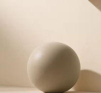 Ballon de Pilates et Yoga en PVC, Mini, Anti-éclatement, Épaissi, Tube Givré, pour Équilibre et Fitness des Hanches, Rond, Adulte, 20-25cm, Votre logo