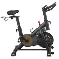 Máquina de gimnasio para interiores de alta calidad, pantalla táctil electrónica, ajuste de altura, volante magnético, bicicleta giratoria para Fitness en casa