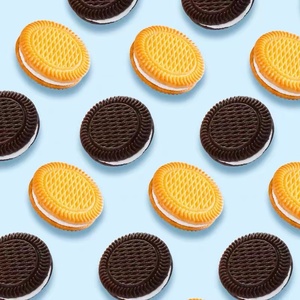 Tự động 2 + 1 Biscuit kẹp máy 2 hương vị Biscuit kẹp máy kết nối máy đóng gói - Product Image 5