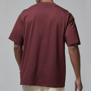 T-shirt unisexe en coton surdimensionné à manches courtes, style minimaliste, streetwear décontracté, respirant, doux, logo personnalisé, couleur au choix - Product Image 4
