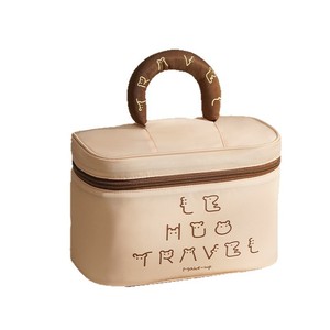 Mico – trousse de maquillage de voyage, grande capacité, étanche, portable, avec poignée souple, pour femmes, pour voyage, rangement à domicile, printemps - Product Image 5