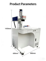 Nouvelle machine de marquage laser pulsé CO2 30W MAXc avec système de refroidissement par air et prise en charge des formats DXF, PLT, BMP, AI pour applications de gravure