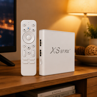 TV Box Android 14 4K UHD dengan Chip Rockchip RK3518 Quad Core, Remote Inframerah, Set Top Box Streaming Media untuk Rumah, Mendukung OEM ODM