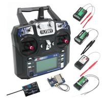 Système radio Flysky FS-I6 2.4G 6CH en plastique, télécommande pour hélicoptère et drone RC