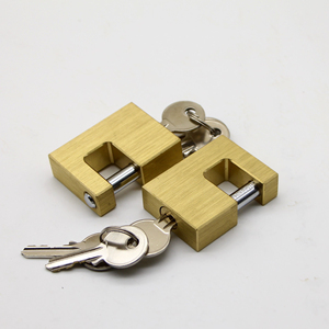 แม่กุญแจ<span class=keywords><strong>ท</strong></span>องแดงทองเหลืองป้องกันขโมยทรงสี่เหลี่ยมผืนผ้า - Product Image 3