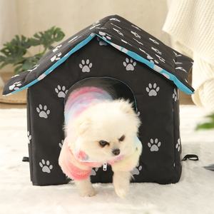 Tienda de invierno Aislamiento térmico Desmontable Plegable Nido <span class=keywords><strong>para</strong></span> gatos y <span class=keywords><strong>perros</strong></span> Refugio callejero Impermeable Casa <span class=keywords><strong>para</strong></span> mascotas al aire libre - Product Image 6