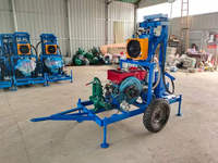 100m 150m 25HP 28HP plate-forme de forage de puits d'eau profonde pour machine de puits d'eau