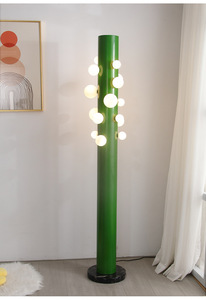 Modern Nordic Designer Clothing Store Living Room Bedroom Balcony Metal Glass Ball <strong>Funky</strong> ultra Modern Led <strong>Floor</strong> <strong>Lamp</strong> - Product Image 4