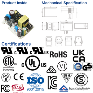 Adaptateur secteur mural étanche MYIXI 24V 1A 12V 2A pour CCTV, prise DC 5,5 mm x 2,1 mm - Product Image 6
