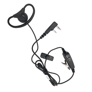 KHS-27A D-Ring earhanger Clip Microphone cho tiếng ồn cao môi trường tương thích protalk freetalk loạt Walkie-Talkie - Product Image 1