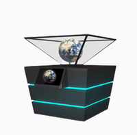 Vitrine hologramme à 270 degrés wifi système de fenêtres écran tactile transparent projecteur hologramme 3d