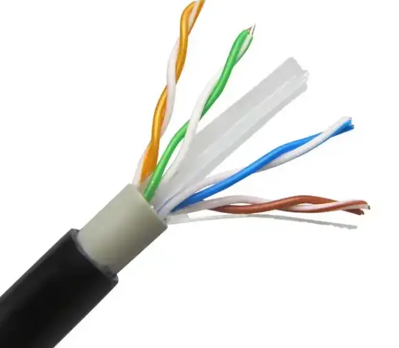 Cavo di comunicazione per fornitura diretta in fabbrica Cat6 Cat6a UTP per esterni cavo di rete Lan impermeabile