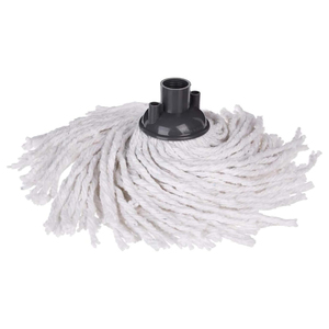 Manufacturer Mop Cheap Wooden Handle Eco-Friendly Self-Wringer Floor Cleaning Mop with Cotton Thread Head Wholesale House Use - Product Image 4