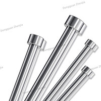 Pasador Expulsor de Carburo para Moldeo por Inyección de Plástico, Componente Industrial para Moldes, Tamaño Personalizable y Tratado Térmicamente