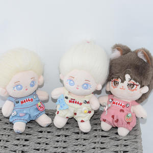 Ropa de muñeca de algodón bonita de 10cm, Mini ropa de estilo de juguete para hombres y mujeres con <span class=keywords><strong>tirantes</strong></span> y reemplazo de colgante Duffy - Product Image 2