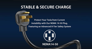 32A Portable 7kw <b>Level</b> <b>2</b> <b>Charger</b> USA Version Mobile Fast Home Charging Station EV <b>Charger</b> for <b>Tesla</b> Gen3 - Product Image 6