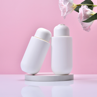 Bouteille vide en HDPE à fond rond de 80 ml, 250 ml, 300 ml, 350 ml, 400 ml, 500 ml pour shampoing, lotion, crème avec bouchon à clapet