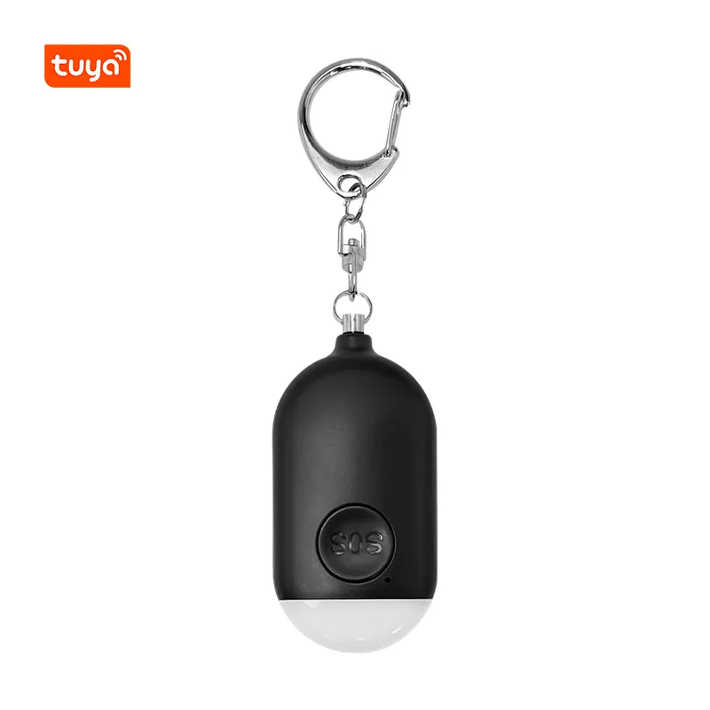 Safety Personal Alarm OEM ODM Chargeable GPS Location Devices Alarm Wifi Tuya Emergency Alarm Keychain Smart Cute Personal Safety Alarm For Runners