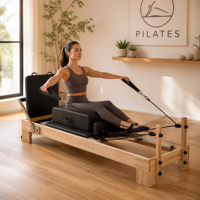 Machine de Pilates Reformer avec résistance réglable pour un entraînement complet du corps à domicile