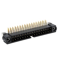 Connecteur M80-5402005 M80-5401005 M80-5401605, 4-34 broches, à angle droit, pour montage sur circuit imprimé, connecteur mâle plaqué or avec verrouillage par vis