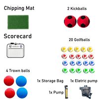 Jeu de fléchettes de football gonflable de 75 pouces pour sports d'intérieur, jeu de fléchettes de football gonflable, jeu de fléchettes de golf gonflable