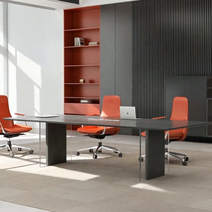 Lớn Hình Chữ Nhật Văn Phòng Hiện Đại Họp Bàn Mở rộng Gỗ Bàn Hội Nghị Cho Các Trường Học Và Nội Thất Văn Phòng - Product Image 2