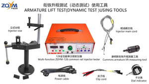 ZQYM Fabrik 128 Diesel-Einspritzdüsen-<span class=keywords><strong>Tester</strong></span> <span class=keywords><strong>Common</strong></span>-<span class=keywords><strong>Rail</strong></span>-Diesel-Einspritzdüsen-Prüfgerät für Cummins Bosch Injektor - Product Image 4