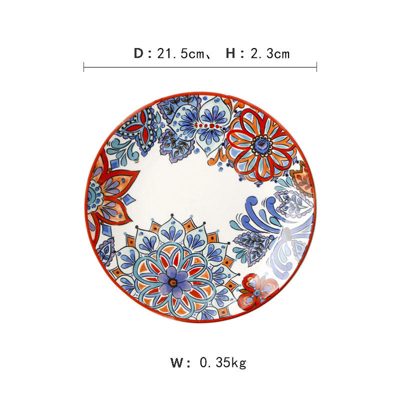 จาน8.5นิ้ว