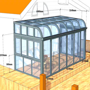 Casa all'aperto dome Star view trasparente casa di sole ombrello - Product Image 3