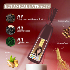 Crema Colorante Permanente Hanli in Offerta con Pettine in Plastica per Saloni di Parrucchieri - Formula Senza Ammoniaca e Nutriente - Product Image 4