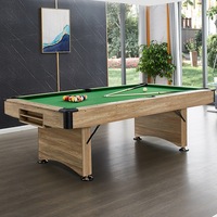 PINJIAN Table de Billard Pliante 7 pieds Nouveau Design, Table de Snooker et Billard d'Intérieur pour Divertissement à Domicile