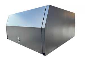 <span class=keywords><strong>Caja</strong></span> <span class=keywords><strong>de</strong></span> Almacenamiento Elevada <span class=keywords><strong>de</strong></span> Aluminio para Camioneta Ute <span class=keywords><strong>de</strong></span> 3 Puertas, <span class=keywords><strong>de</strong></span> Aleación <span class=keywords><strong>de</strong></span> Aluminio Negra, para Exteriores - Product Image 3