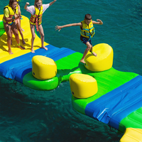 Jeux gonflables de sports nautiques de parcours d'obstacles d'eau de parc aquatique gonflable géant commercial