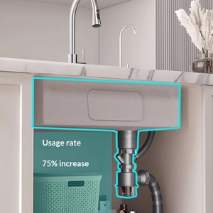 <span class=keywords><strong>Lavello</strong></span> da Cucina Sottopiano in Acciaio Inox 304 Spesso, con Goffratura a Nido d'Ape, Rivestimento Nano PVD, Lusso Leggero, Grande Capacità - Product Image 3