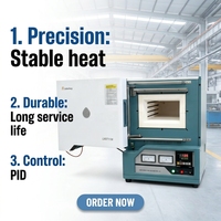 Horno de Mufla Eléctrico de Alta Temperatura para Laboratorios, Cerámica y Industria Cerámica - Precio Competitivo
