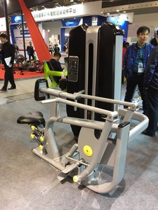 Machine à Rameuse Assise Professionnelle LAND à Charge par Poids, Réglable, avec Pile de Poids de 70 kg pour Exercices de Dos et Entraînement de Force - Product Image 2