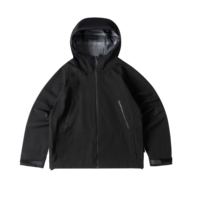Veste matelassée 3-en-1 en sergé polyester 300g EVent avec coutures thermosoudées, coupe-vent et imperméable, décontractée, col montant, fermeture éclair, ODM