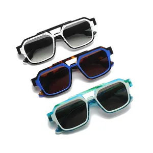 สินค้าใหม่แว่นตากันแดดเคลือบออกแบบผู้หญิงผู้ชาย UV400 แว่นตากันแดดอะซิเตทที่กําหนดเอง Sunnies/แว่นตาขายส่ง FashionSunGlass