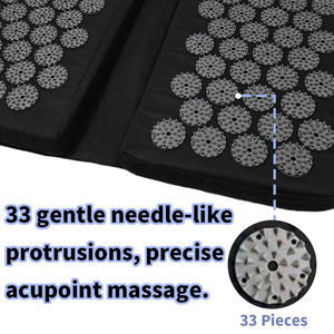 Juego de masaje de pies para deportes y entretenimiento, masajeador corporal, esterilla de acupresión con espuma de algodón PP y puntas de plástico ecológicas - Product Image 3