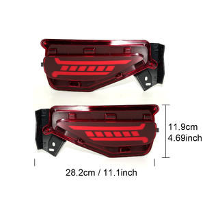 Feu arrière LED réflecteur LUFENG <span class=keywords><strong>pour</strong></span> Toyota Fortuner 2016-2023, feu stop, accessoires <span class=keywords><strong>de</strong></span> voiture, <span class=keywords><strong>kit</strong></span> carrosserie - Product Image 3