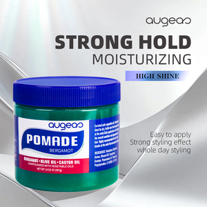 OEM Private Label 397g High Shine Hair Pomade Easy Wash No Residue Strong Hold <b>Men</b> Hair Pomade - Product Image 6