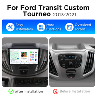 Radio Junsun con Carplay y Android Auto Inalámbrico para Ford Transit 2015-2018, Reproductor de DVD para Auto, Unidad Principal, Sistema Multimedia Estéreo, GPS, Navegador