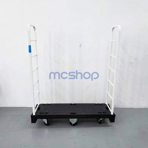 Складская Тележка для перевозки лодок с пластиковой платформой 6-колесное сервисное оборудование - Product Image 2