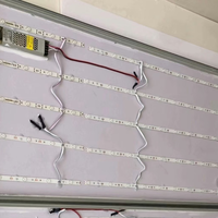Cadre d'affichage publicitaire LED personnalisable haute luminosité résistant aux intempéries, panneau lumineux pour restaurants et menus
