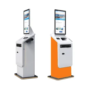 27-Zoll-Touchscreen-Kiosk Registrierungskasse Münzempfänger Selbstbedienungs-Kiosk NFC-Kartenleser Zahlungs-Kiosk