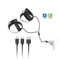 Câble de données Usb 2 en 1, câble de charge, Interface de Type c Compatible avec le contrôleur Switch/PS5/PSVR2