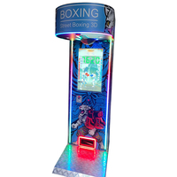 Jeu à pièces Marteau électronique Boxe Arcade Machine Street Amusement Park Plastic Punch Machine à vendre